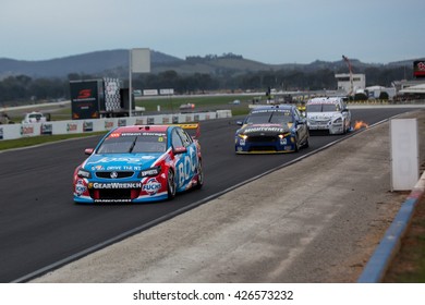 MELBOURNE, WINTON/AUSTRALIA, 22 MAY , 2016: Virgin Australia Supercars Championship  -Jason Bright (Team BOC) During Race 10 At Winton.