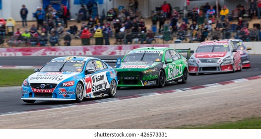 MELBOURNE, WINTON/AUSTRALIA, 22 MAY , 2016: Virgin Australia Supercars Championship  - Scott McLaughlin (Wilson Security Racing) During Race 10 At Winton.