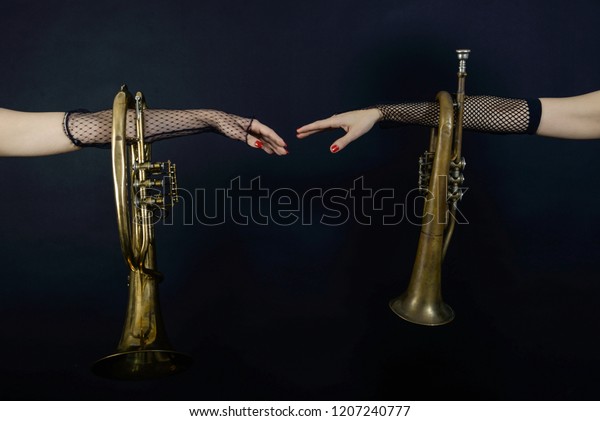 A melding between jazz and dancing, in which the
sensuality or the music blends with the instinct of movement. Where
you can't  hear, you can see or you can imagine how the two fluidly
merge or divide
