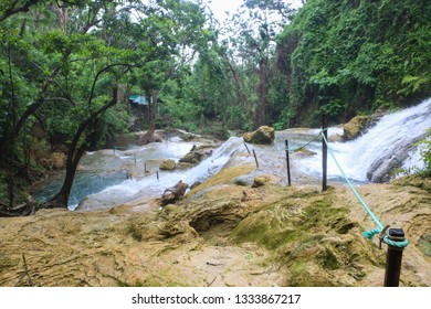 Mele Cascades Waterfall In Vanuatu