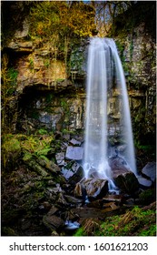 Melincourt Waterfall In The Vale Of Neath