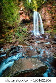 Melincourt Waterfall In The Vale Of Neath