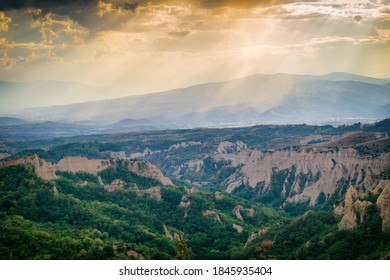 Melnik Pyramids Near Rozhen, Pirin, Bulgaria