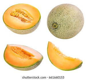 Melon Isolated On White Background