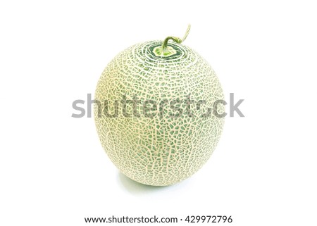 Melon isolated on white background