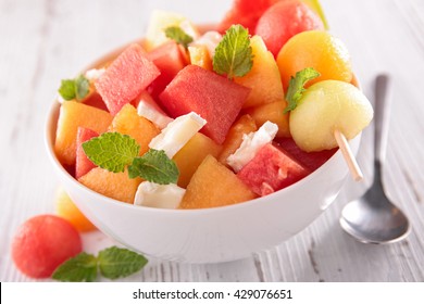 Melon And Watermelon Salad