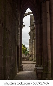 Melrose Abbey Arch Window