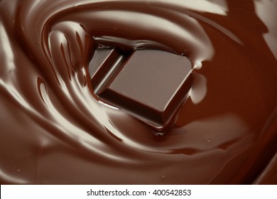   Melted  chocolate swirl background