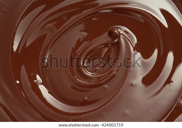 Melted chocolate swirl\
background