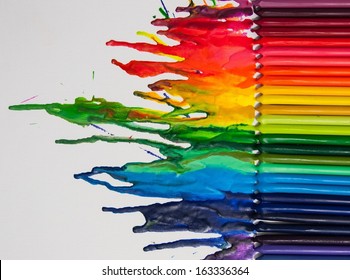 Melted Crayon Art