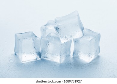 Melted Ice Cubes Close Isolated On Stock Photo 1689781927 | Shutterstock