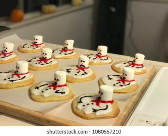 Melted Snowman Cookies