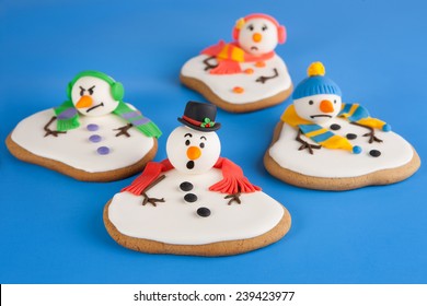 Melted Snowman Cookies