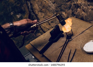 Melting of gold and platinum. - Powered by Shutterstock