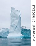 Melting ice berg in the Disko Bay, western Greenland