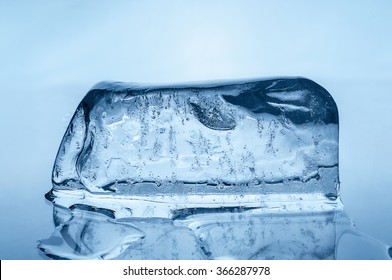 Melting Ice Block