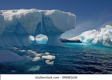Melting iceberg in Antarctic Peninsula