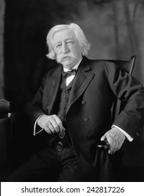 Melville W. Fuller (1833-1910), Eighth Chief Justice Of The United States Supreme Court From 1888 Through 1910. The Court Decided In Favor Of Racial Segregation In The Plessy V. Ferguson Case Of 1896.