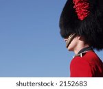 A member of the Canadian Royal 22nd Regiment stands guard at the gates to the Citadel in Old Quebec City, Quebec, Canada.