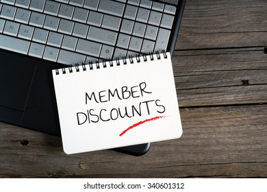 Member Discounts, E-commerce Conceptual