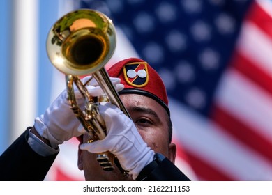 A Member Of North Valley Military Institute Plays 