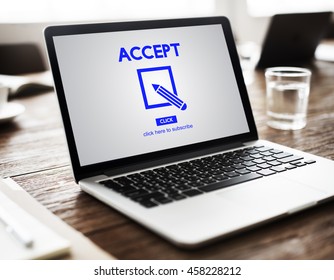 Membership Accept Join us Support Concept