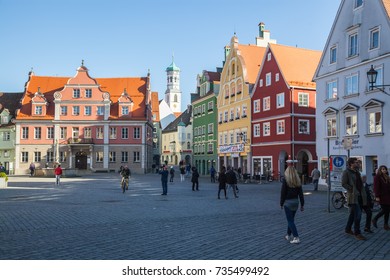 Memmingen Germany October 302016market Square Old Stock Photo 735499492 ...