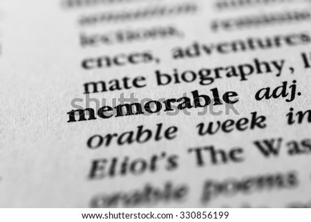 Memorable
