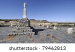 memorial to anglo-boer war concentration camp victims at bethulie, free state, south africa