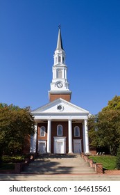 Memorial Chapel On Campus Of The University Of Maryland Located In College Park, MD. 