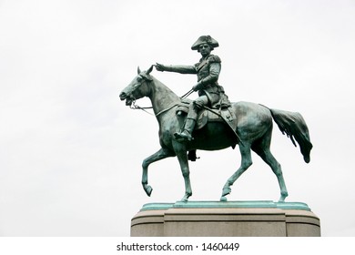 Memorial To Civil War General Nathanael Greene In Washington DC.