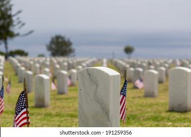 Memorial Day At Fort Rosecrans National Cemetery, Point Loma, CA