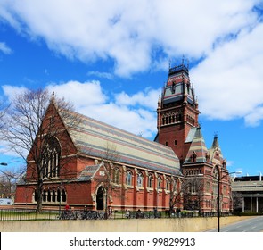 Memorial Hall at Harvard University in Boston, Massachusetts. Memorial Hall was erected in honor of Harvard graduates who fought for the Union in the American Civil War.