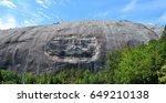 Memorial of Jefferson Davis, Robert E, Lee, Stonewall Jackson on Stone Mountain, Georgia