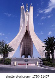 Memorial Of The Martyrs For The Heroes Killed During The Algerian War Of Independence.  Algiers