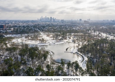 Memorial Park Houston Winter 2021