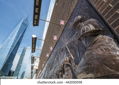 The Memorial Wall, Located At FDNY Engine 10 Ladder 10, Directly Across From The World Trade Center Site