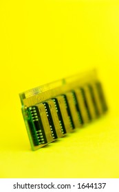 Memory card close up