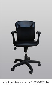 Memory Foam Lumbar Support Cushion In Black Office Chair