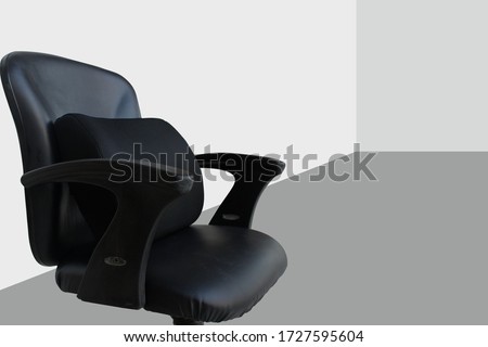 memory Foam Lumbar support cushion in office chair in office