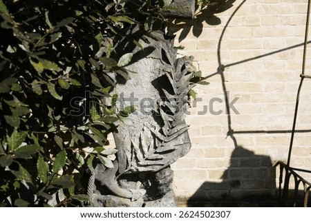 Memory Object on The San Michele Cemetery of The Venice City, Italy.