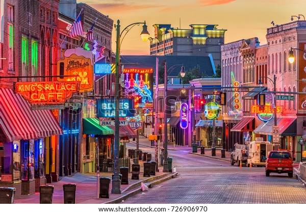 Memphis Tennessee August 25 2017 Blues Stock Photo 726906970 | Shutterstock