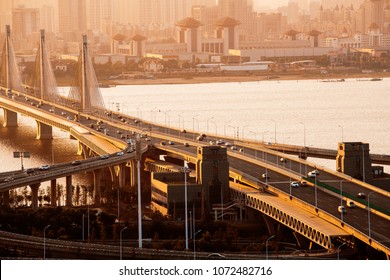 Memphis, Tennessee, USA At Hernando De Soto Bridge.