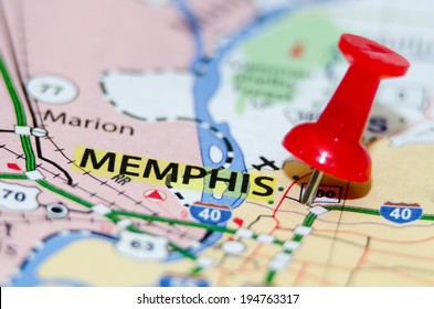 Memphis Tn City Pin On The Map