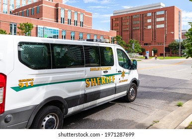 Memphis, TN - September 3, 2020: Shelby County Sheriff Vehicle In Memphis, TN