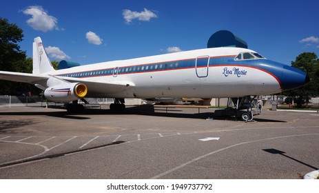 Memphis, TN United States. 07-09-2017. Lisa Marie Presley Airplane In Graceland