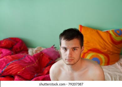Men Bed Stock Photo 79207318 Shutterstock