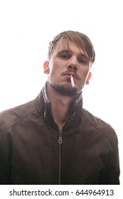 Men with cigarette 