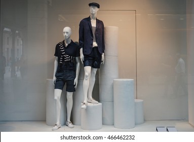 Men clothing display