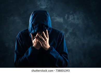 Men Dark Emotions Stock Photo 738001393 | Shutterstock